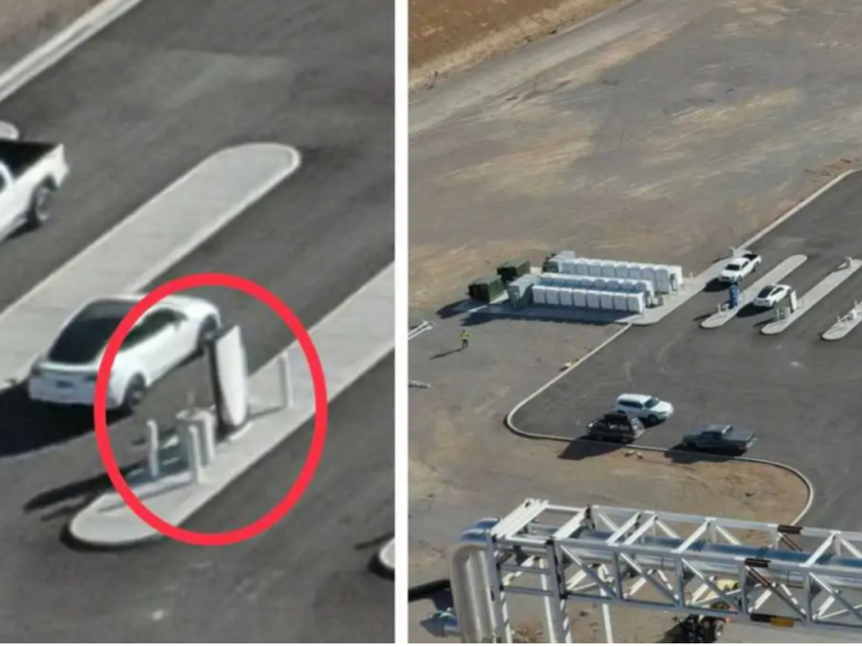 Tesla устанавливает первые мегазарядные устройства для полуавтоматической сети Giga Nevada